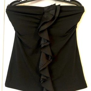 Strapless Top w/Satin Details